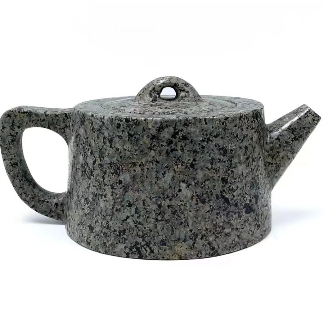 内蒙古奈曼旗天然中华麦饭石景兰壶全手工茶壶