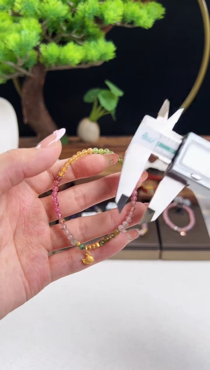 【闪购商品】碧玺手串未镶嵌手饰@@