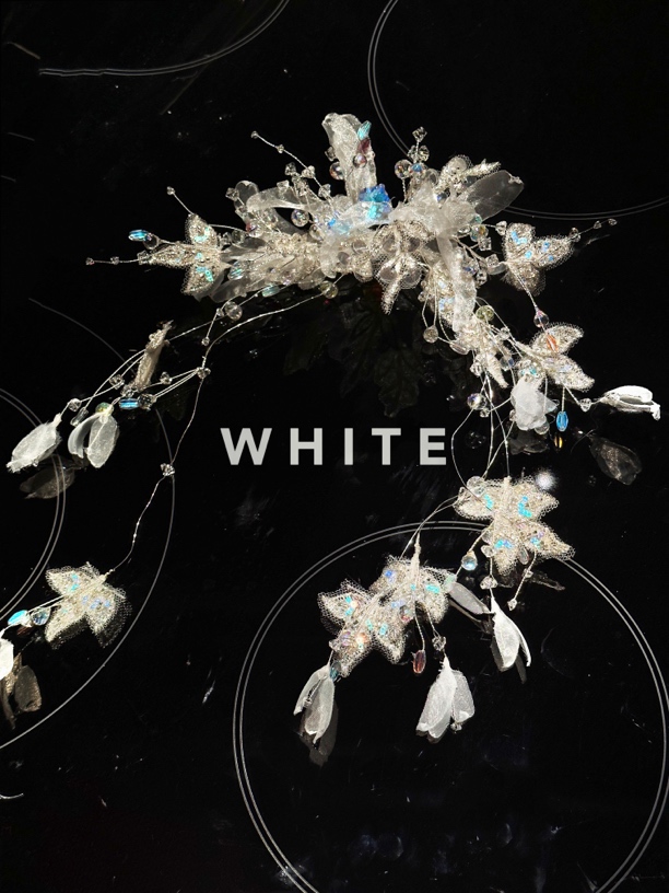 非金属婚庆饰品 WHITE 气质对夹