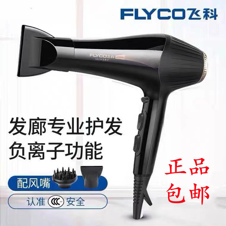 飞*科电吹风机FH6101家用理发店用负离子大功率2200W吹风筒FH6231