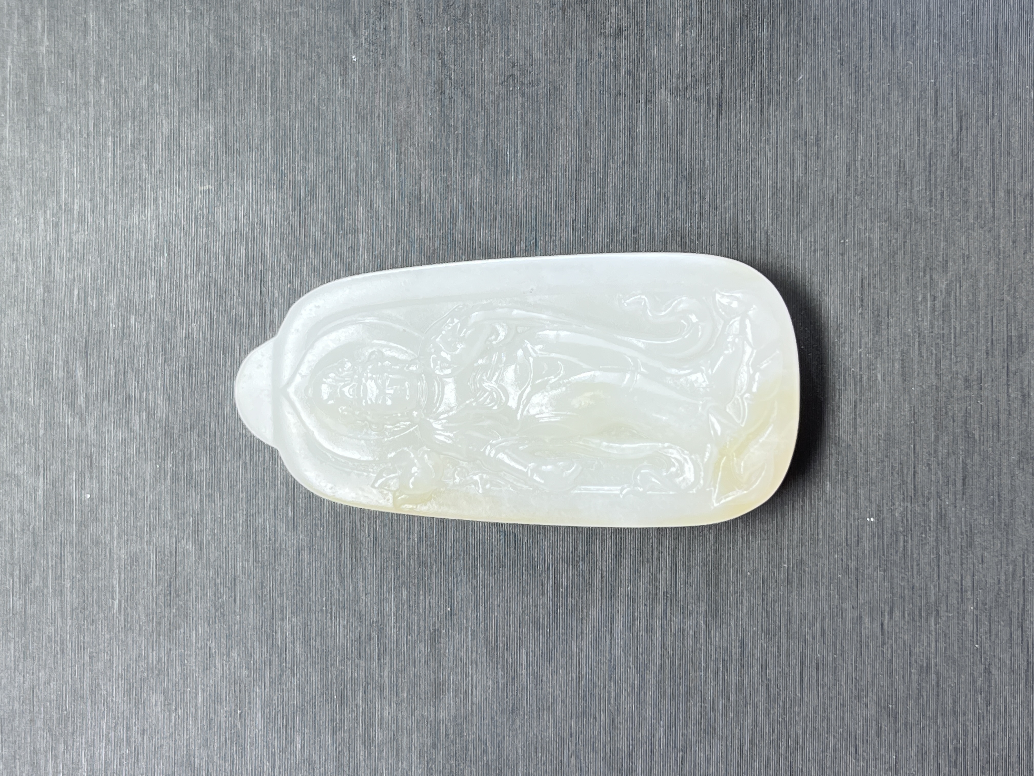 和田玉新疆金山糖观音菩萨吊坠