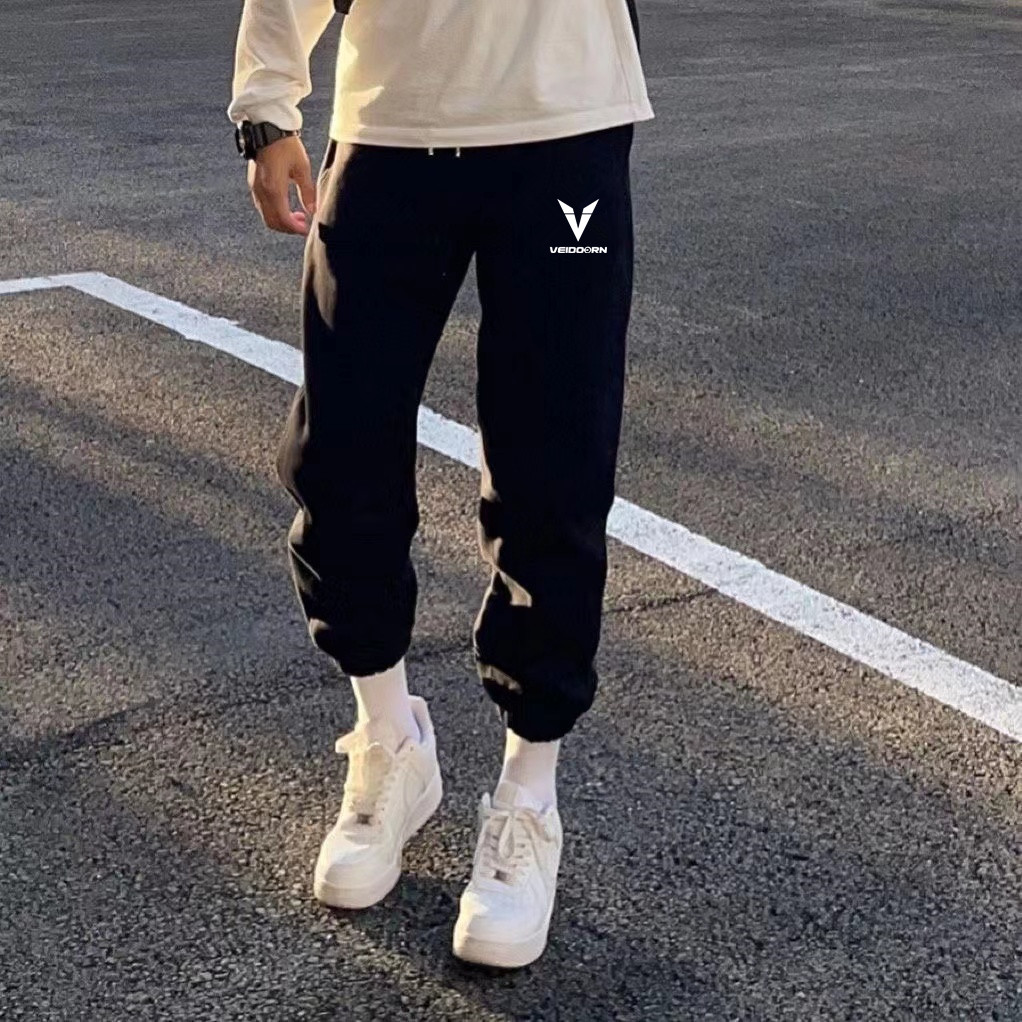 维冬动美式扎袜篮球训练长裤男子休闲宽松潮流束脚运动卫裤春秋抽