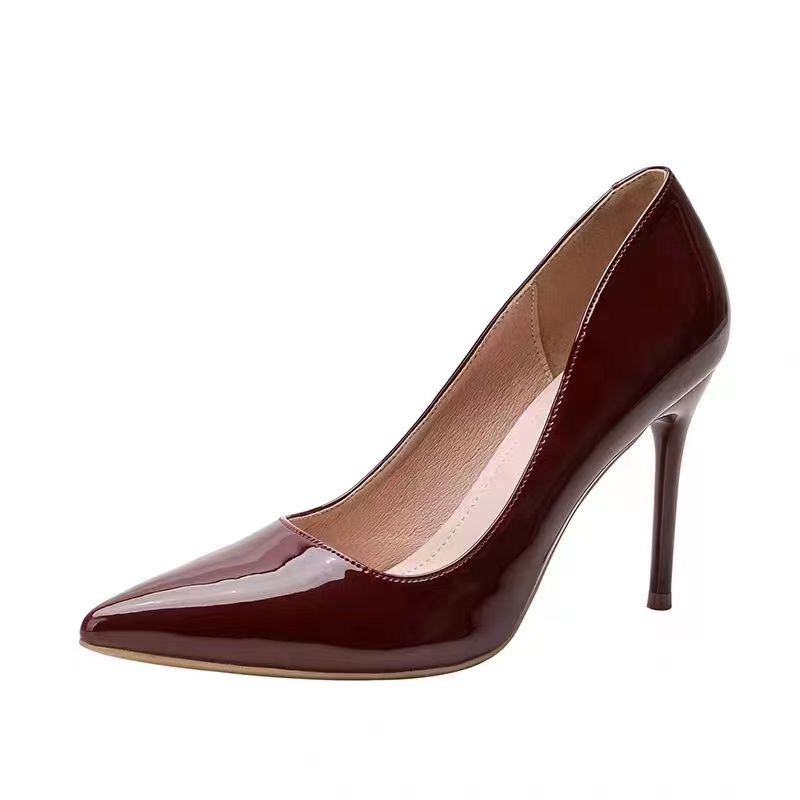 201-400-清仓气质透气时装女尖头细跟高跟鞋百搭法式性感夏季通用