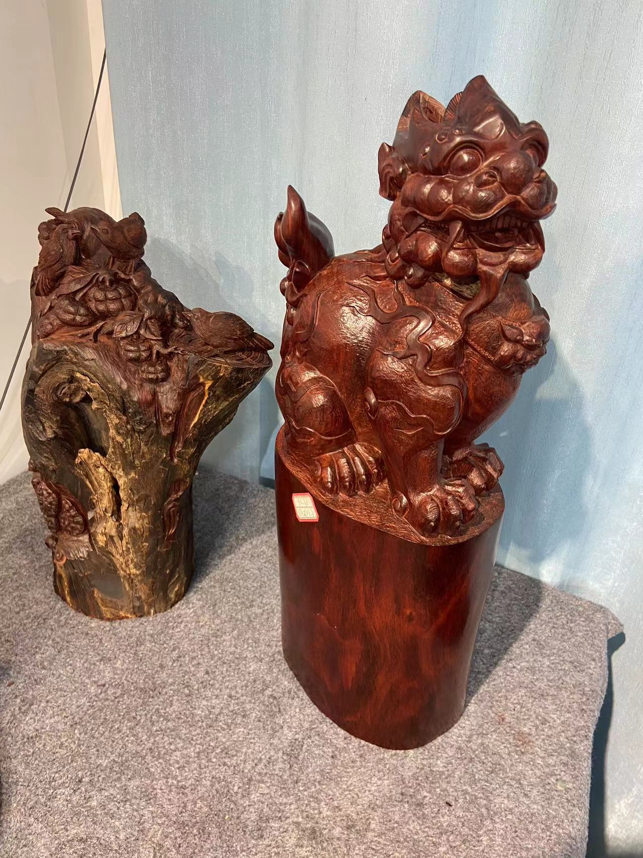 小叶紫檀工艺品摆件 