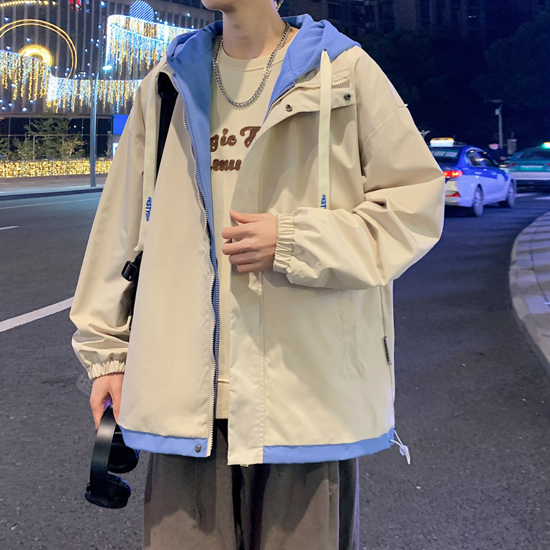 uaw外套男士春秋冬季2023新款潮牌痞帅宽松休闲夹克男装上衣服