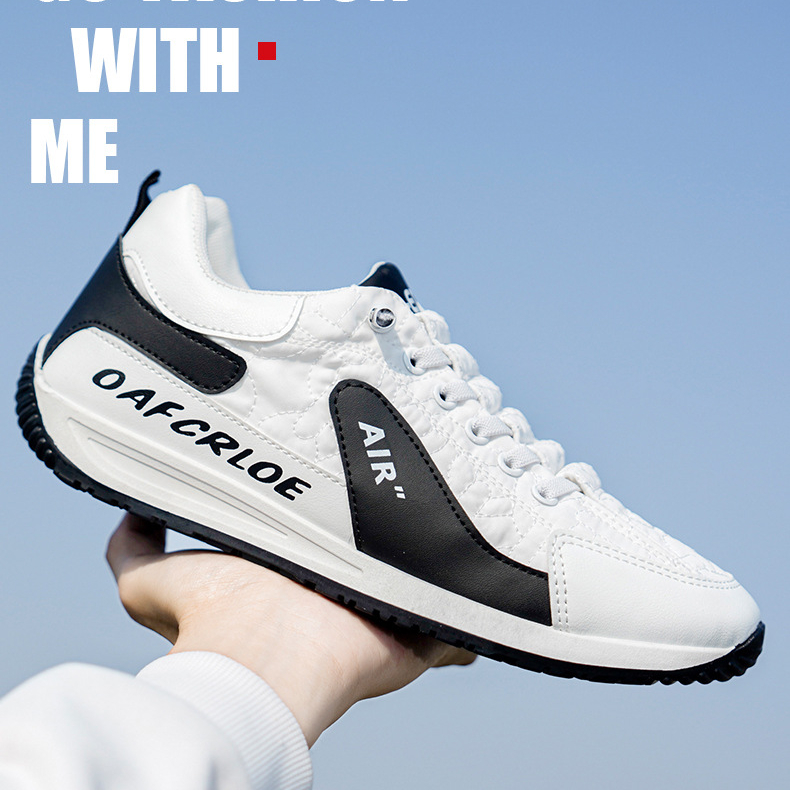 2023秋冬新款男士阿甘鞋板鞋韩版潮流百搭运动鞋男款软底休闲鞋