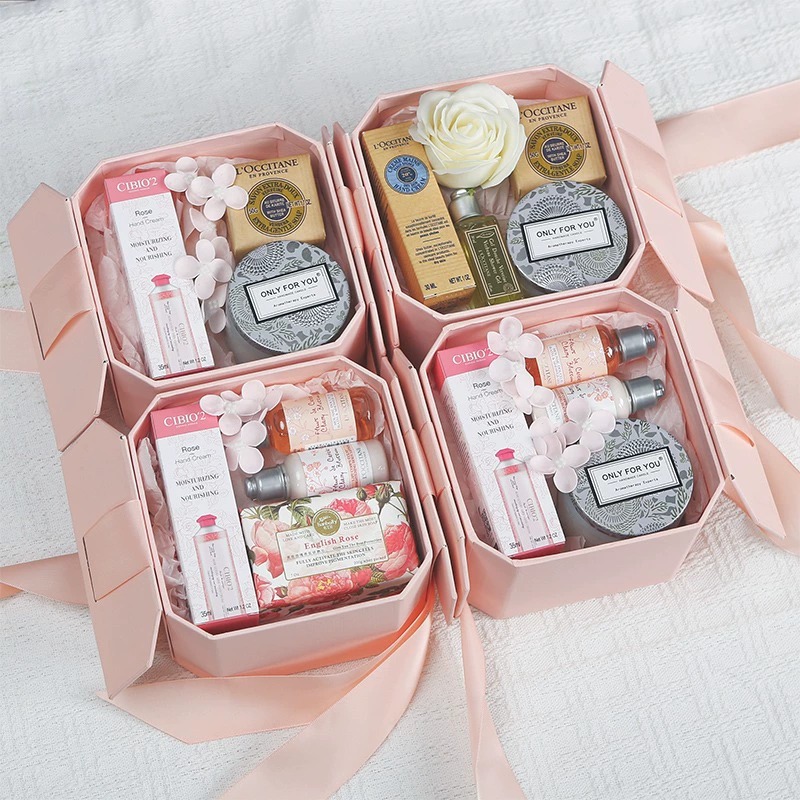 绮罗粉黛创意圣诞生日礼物女生送闺蜜伴娘伴手礼盒结婚礼物送新人