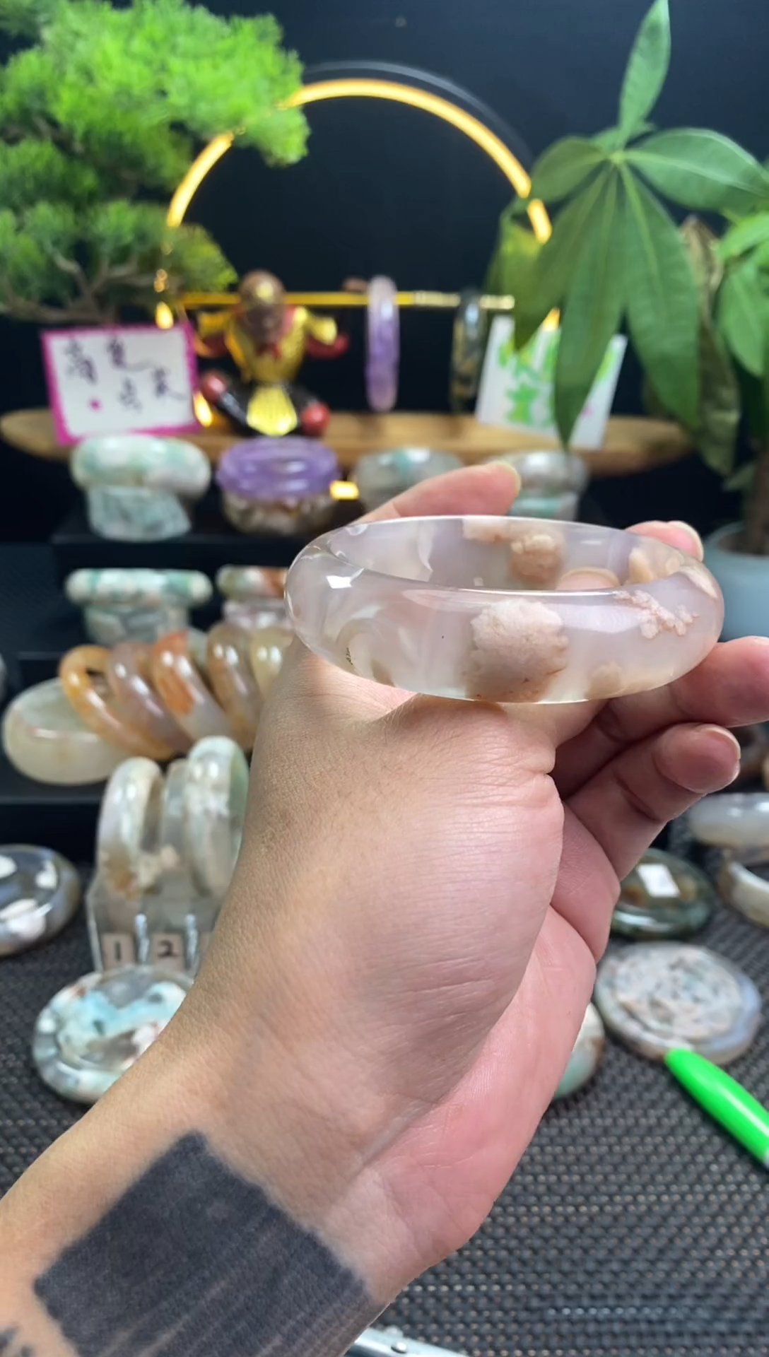 【闪购商品】玛瑙手镯未镶嵌1#60圈