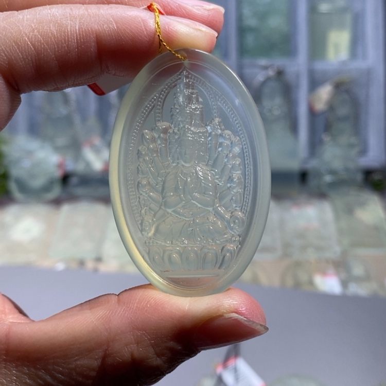 【闪购商品】蛇纹石玉颈饰未镶嵌-***冰
