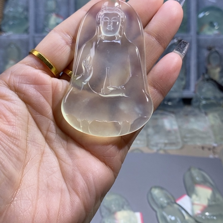【闪购商品】蛇纹石玉颈饰未镶嵌翠***种