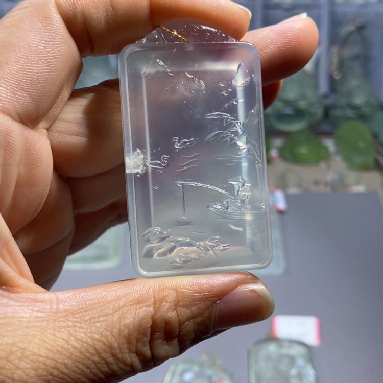 【闪购商品】蛇纹石玉颈饰未镶嵌1*1