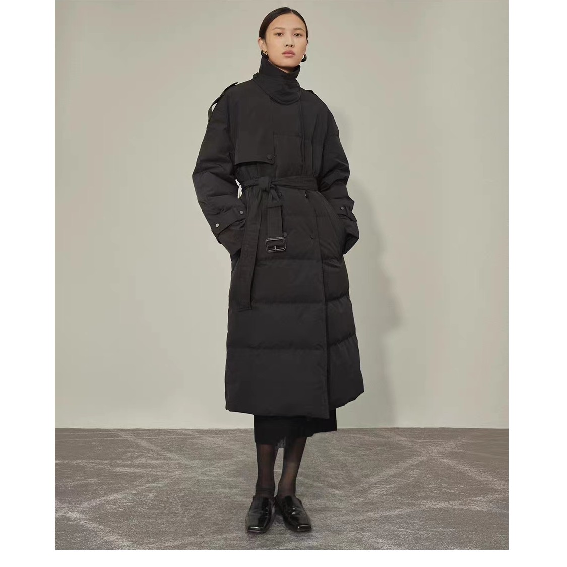 女装大衣秋冬厚款备注直播间编码