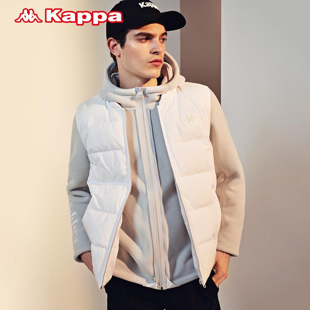 KAPPA羽绒服冬情侣三合一防寒服连帽外套-K0AZ2YY55D