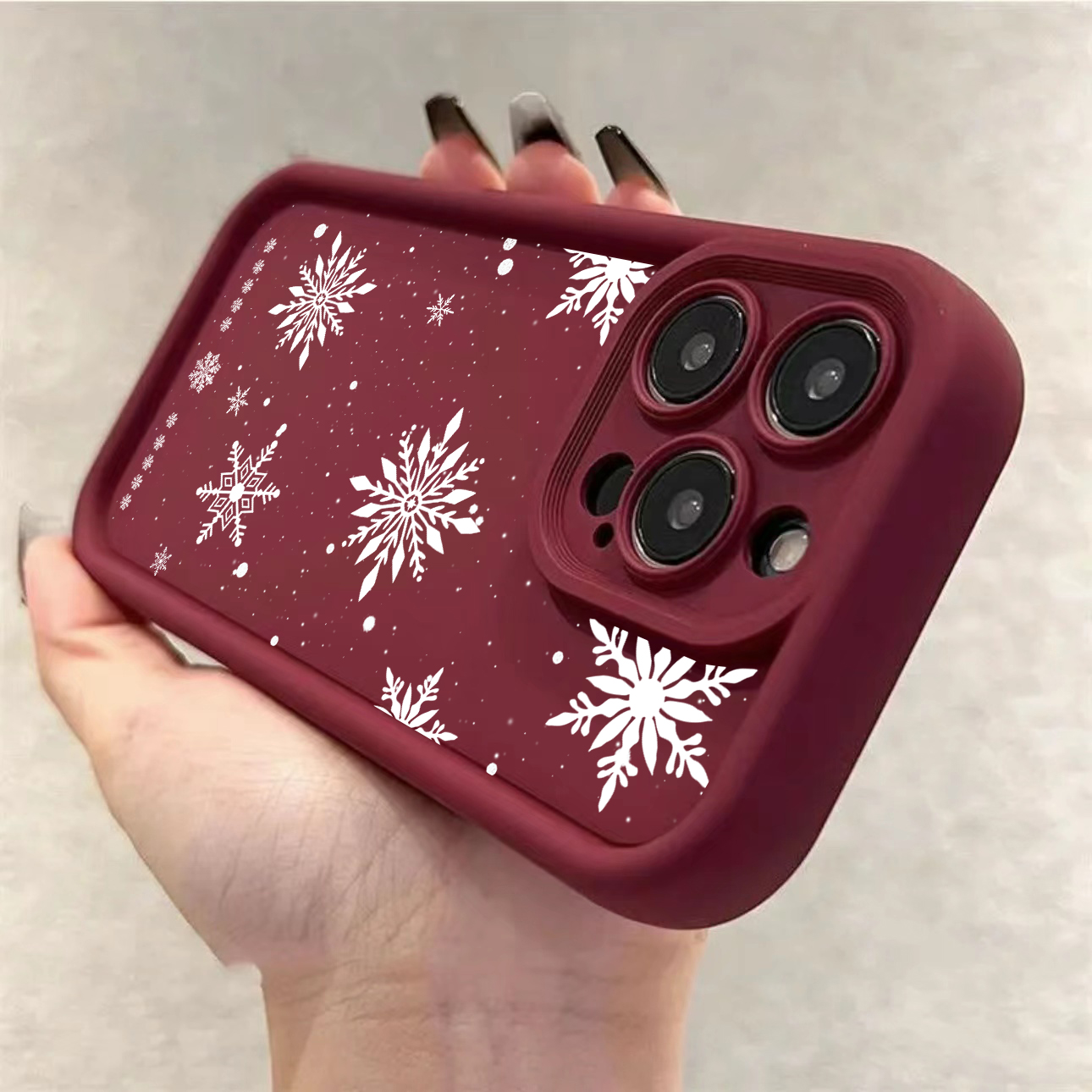 KEBENA漫天雪花适用iphone15/13/12苹果14手机壳华为vivo小米oppo