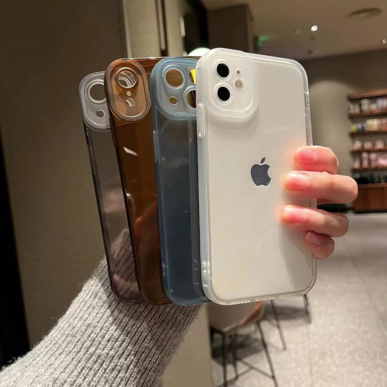 KEBENA全包防摔透明苹果15Pro手机壳iPhone14Promax/13软适用ip12
