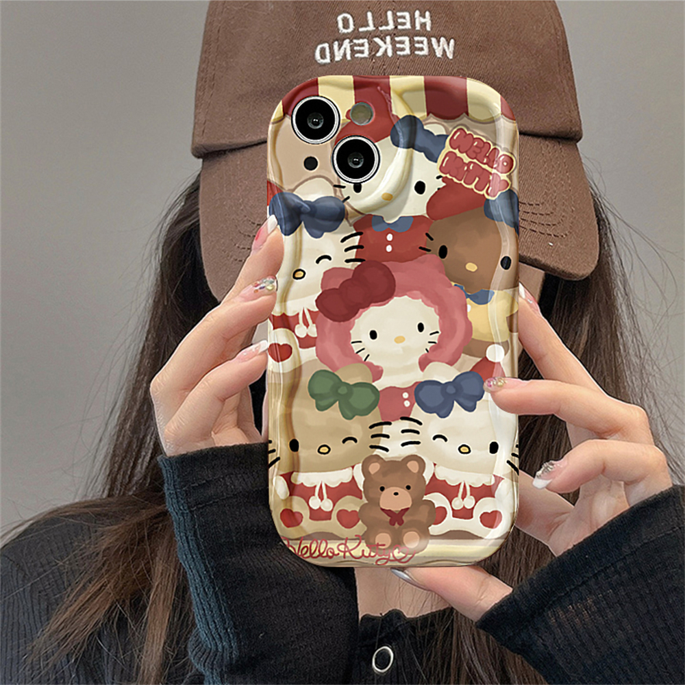 KEBENA圣诞凯蒂猫适用苹果15/13手机壳iPhone12小米14vivoppo华为