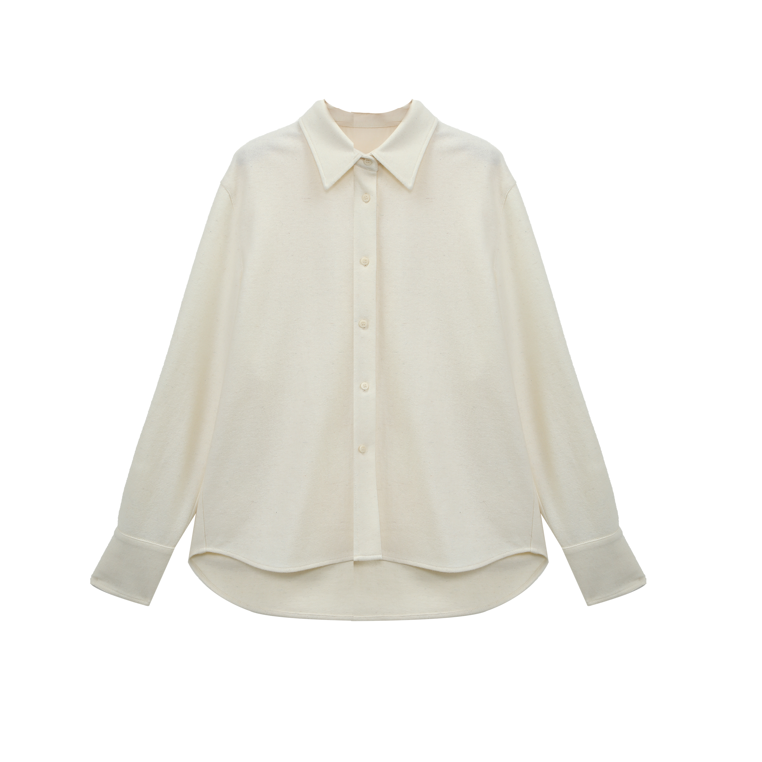 秋冬POLO领羊绒开衫女宽松针织衬衫女648322C