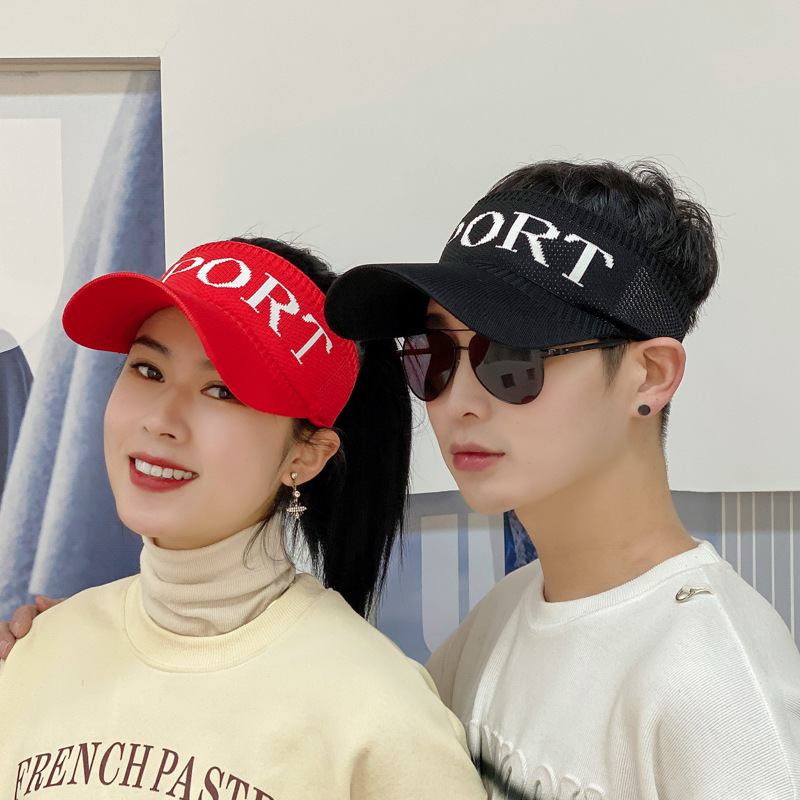 帽子女夏季空顶帽休闲韩版百搭新款防晒太阳帽鸭舌帽户外遮阳帽女