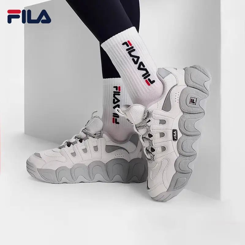 FILA斐乐女鞋【可颂鞋】新款运动透气柔软舒适潮流厚底老爹鞋