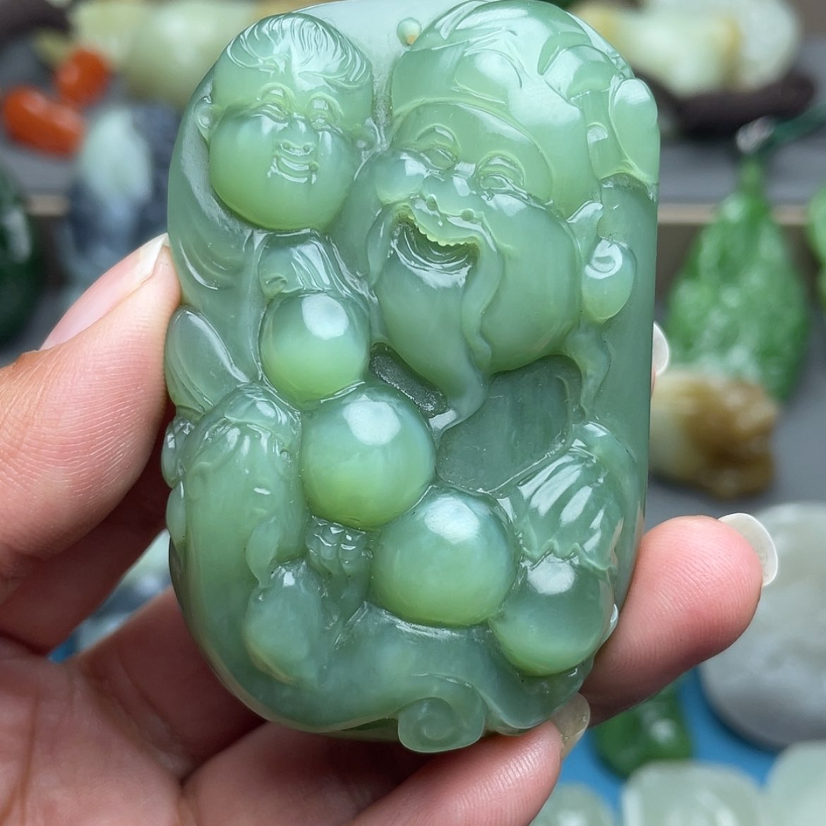【闪购商品】和田玉颈饰未镶嵌前***?