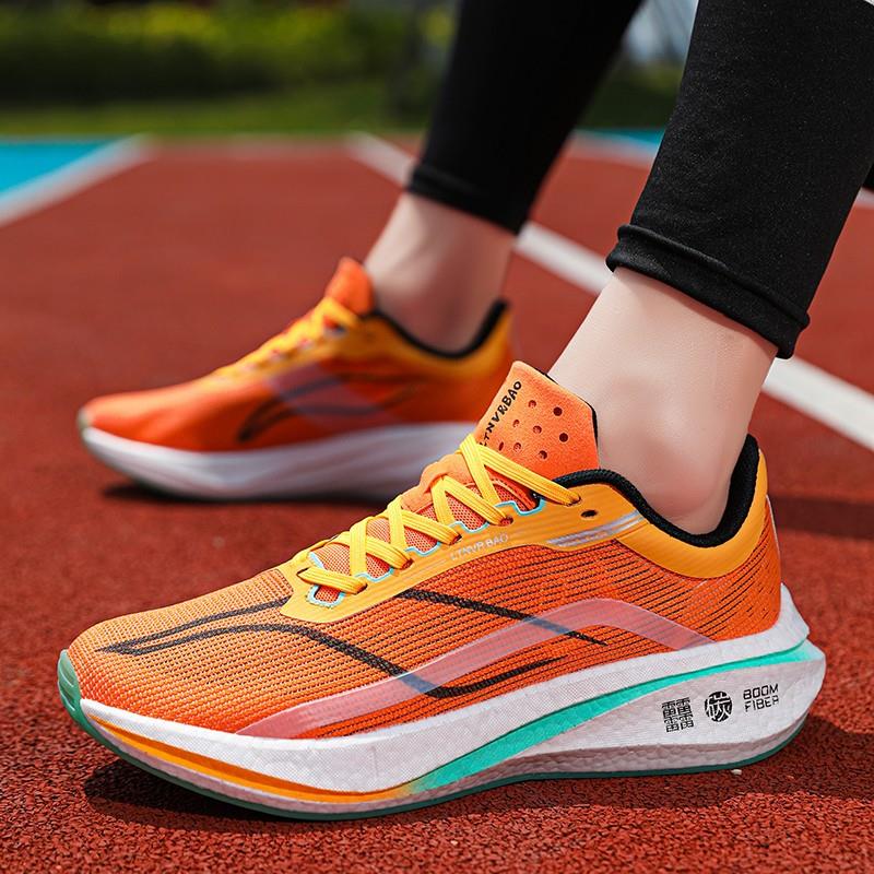 飞电3C碳板跑鞋竞速男超轻beng专业运动鞋秋冬软底大童跑步鞋男鞋