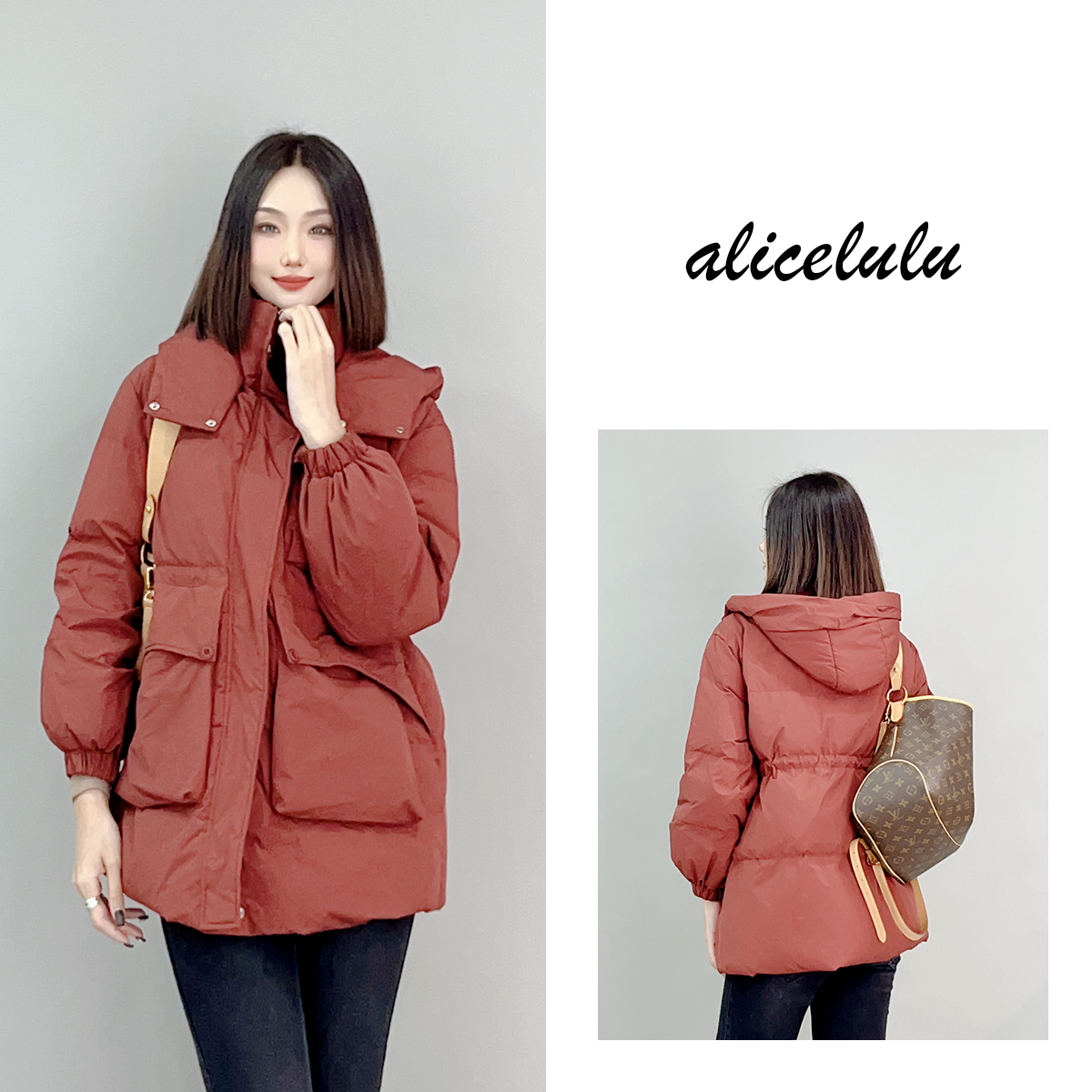 2 ALICE “温暖满袋”羽绒服 时髦口袋 保暖鸭绒 S2140950Tr
