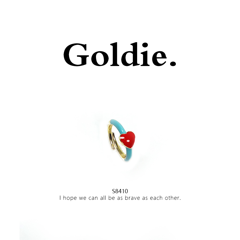 铜合金戒指 设计师款百搭气质戒指8410