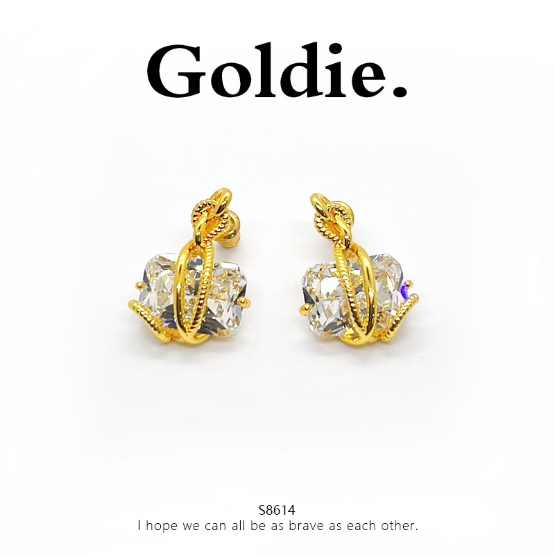 铜合金耳饰 设计师款百搭耳饰 8614