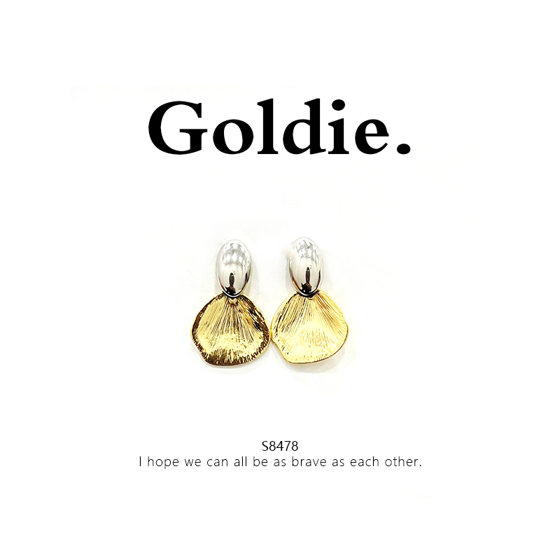 铜合金耳饰 轻奢设计师款耳饰～8478