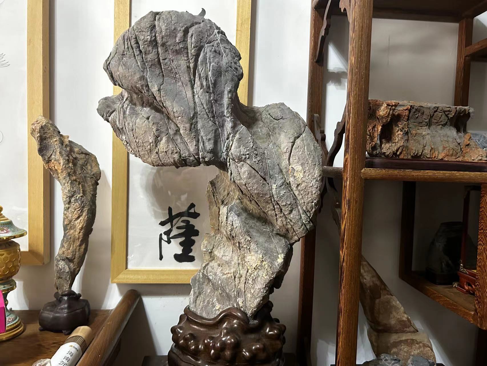 灵璧石摆件，仅供直播间参考——改价使用
