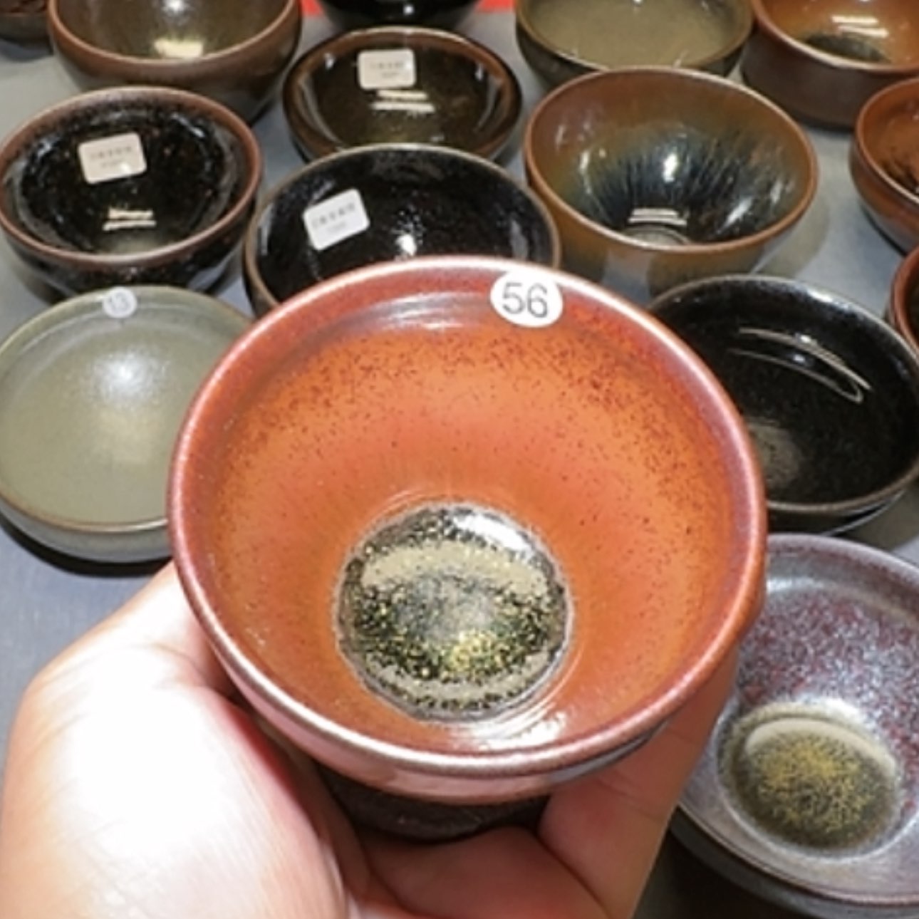 【闪购商品】玻璃茶盏平*