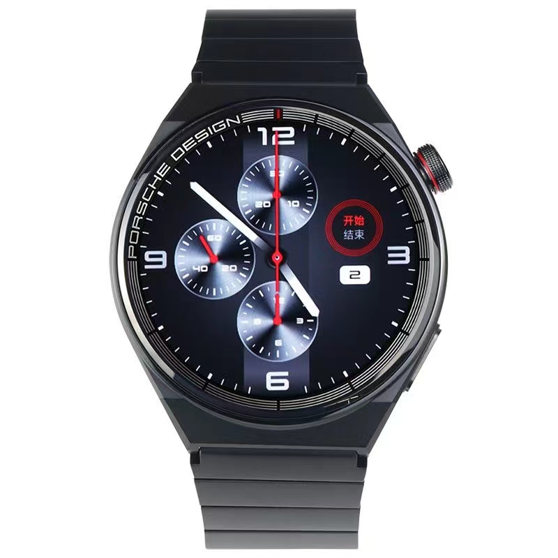准新品 HUAWEI/华为 华为GT3保时捷 智能手表 多功能 防水 黑色