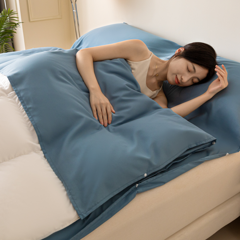 A类水洗棉酒店隔脏睡袋一体旅行床单被套便携式外出差被罩四件套