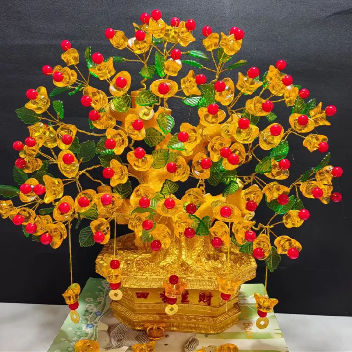 【班班精选】金元宝鸿运当头发财树手工DIY制作材料