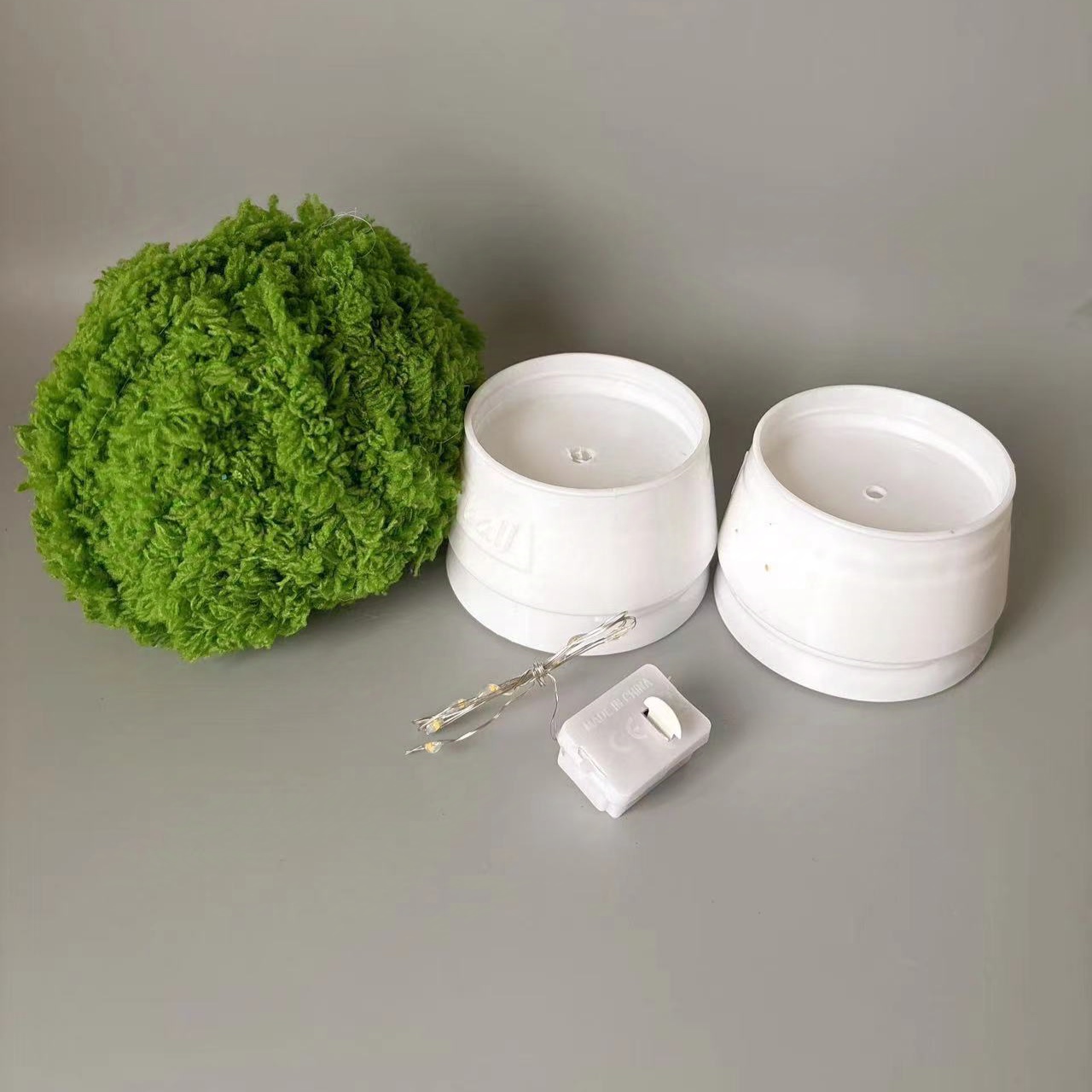 【班班精选】精美床头夜灯底座+暖灯+草坪线手工网红轻奢可爱创意