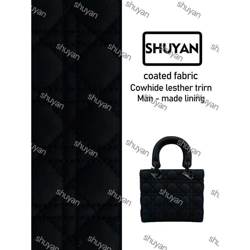 姝宴手工打造真皮女士新款包C1015纯黑磨砂