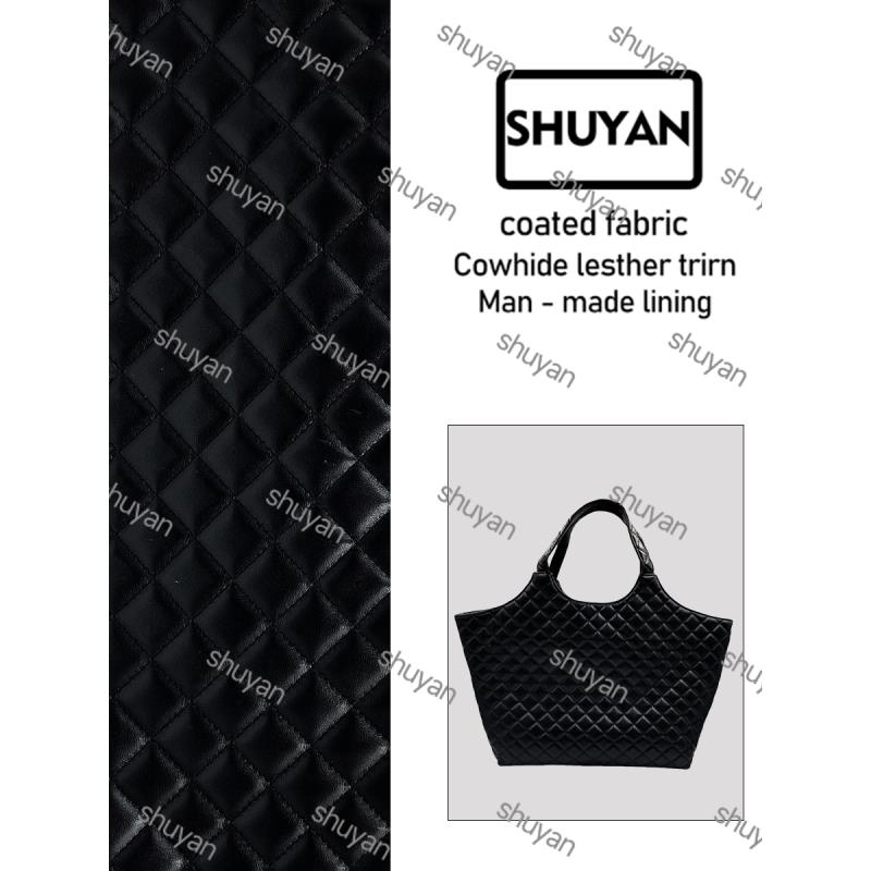 姝宴手工打造真皮女士新款包TA0084托特黑色百搭