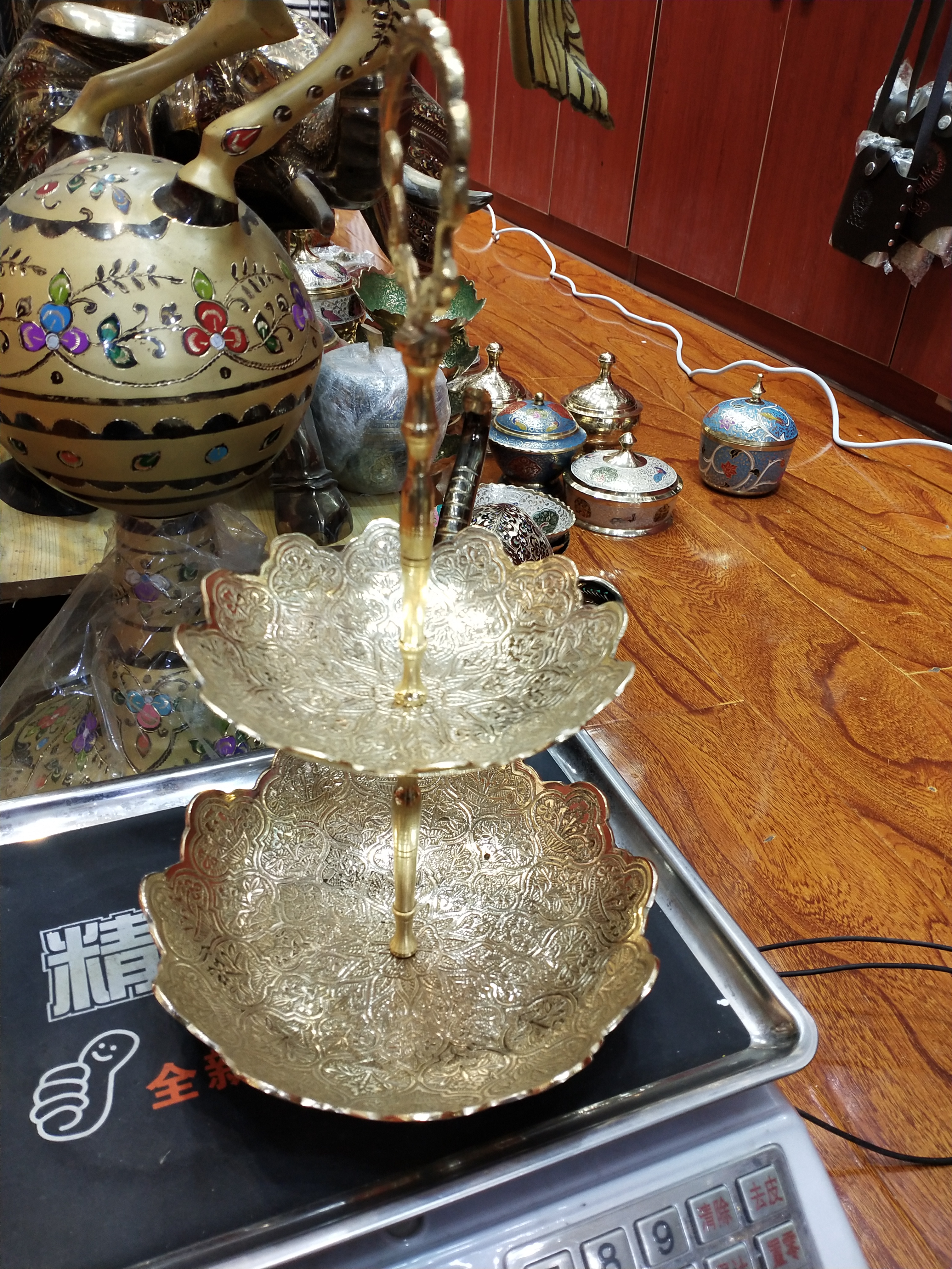 14.5－20－36铜果盘巴基斯坦纯铜全铜