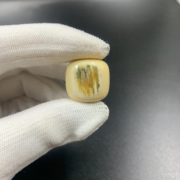 B8814天然猛犸牙桶珠配饰 支持鉴定 假一罚四