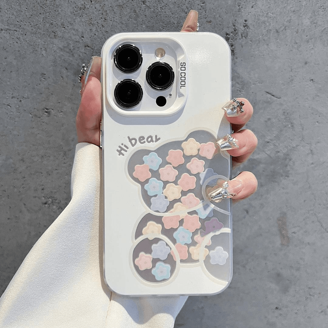 星星小熊彩银镭射适用oppo苹果15华为prua70小米vivo红米iphone