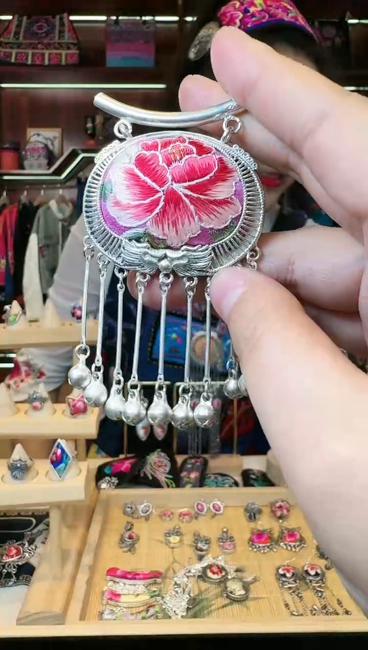 【闪购商品】苗银织绣104苗银项链