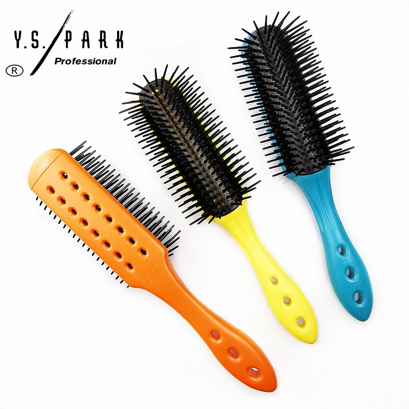 日本YSPARK发型师专业造型九排梳YST09男女发根吹蓬松九行梳新色