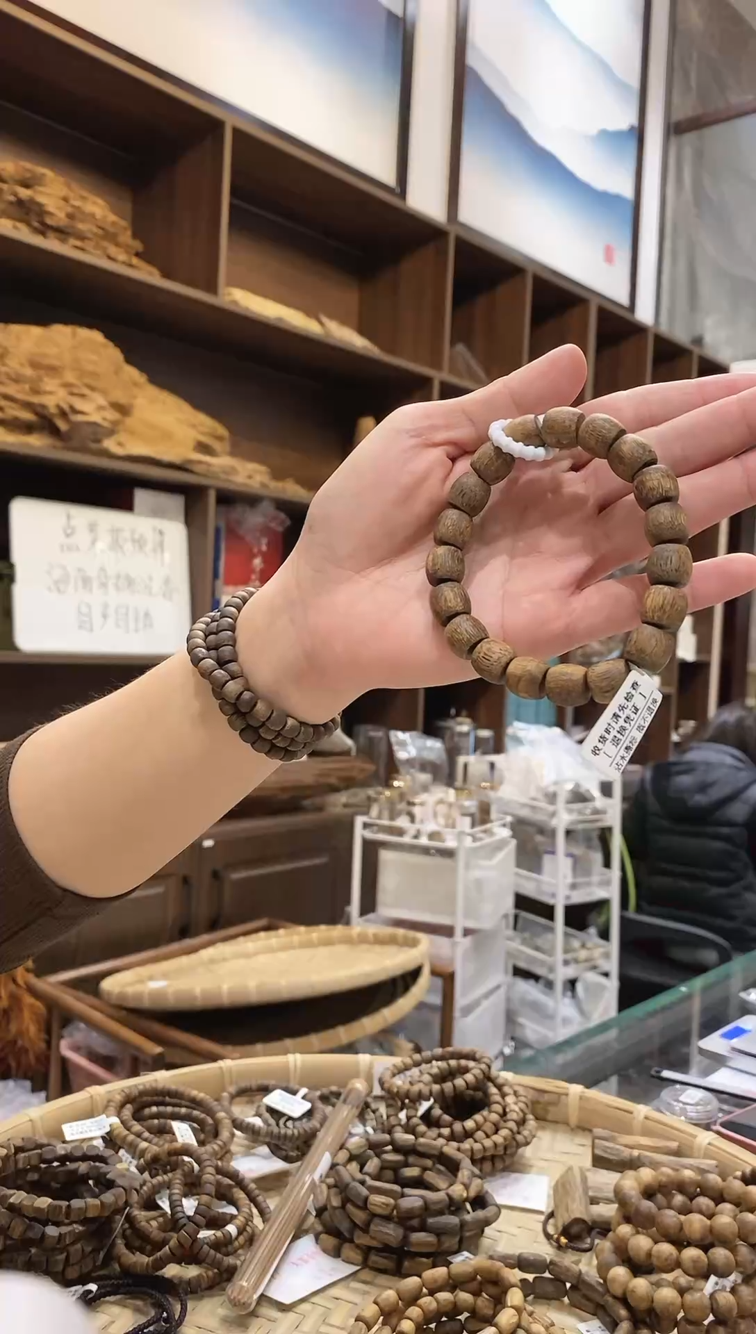 【闪购商品】沉香手串高油奇楠鼓珠单圈