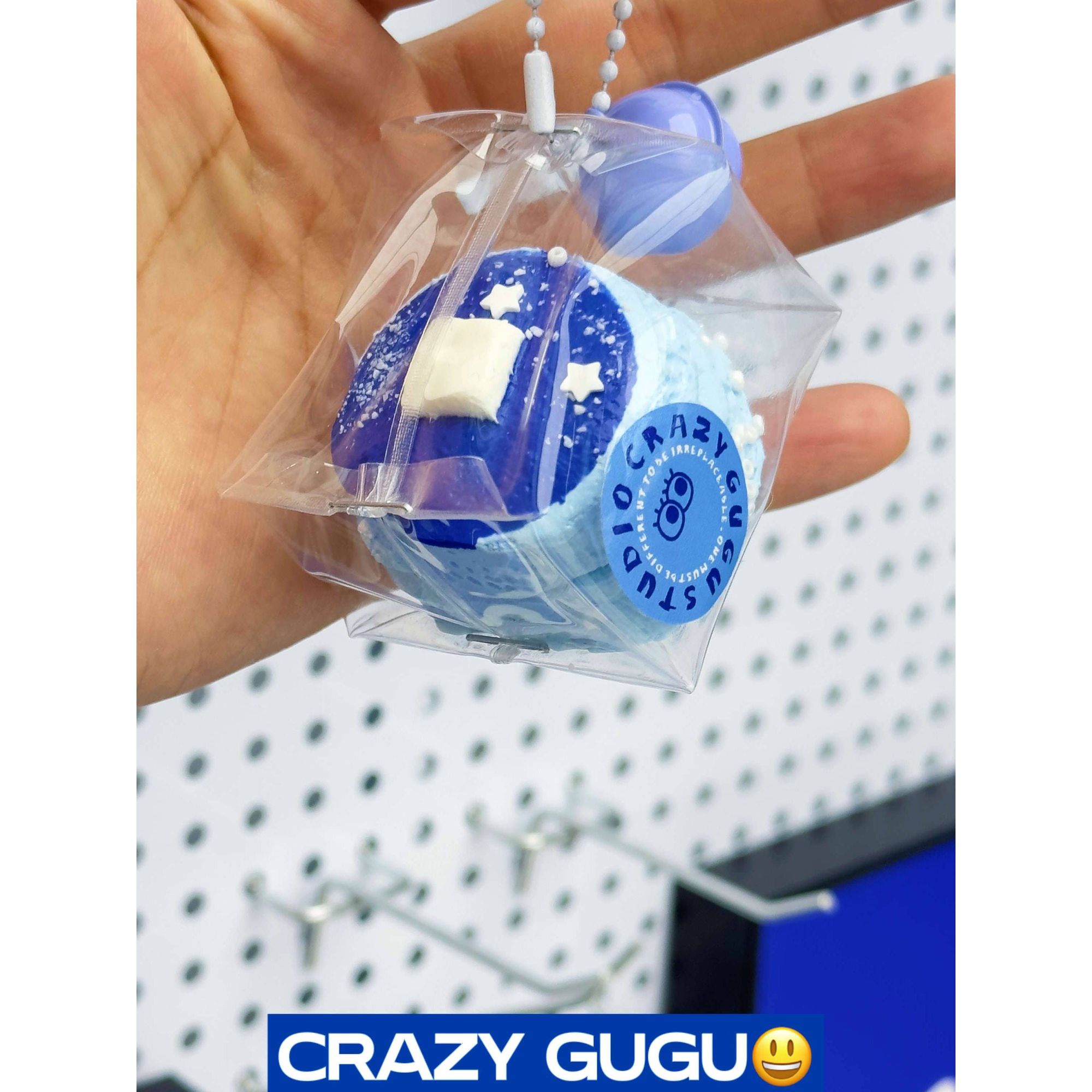 CRAZYGUGU丨Klein Blue 星河松饼丨手工硅胶捏捏潮流玩具