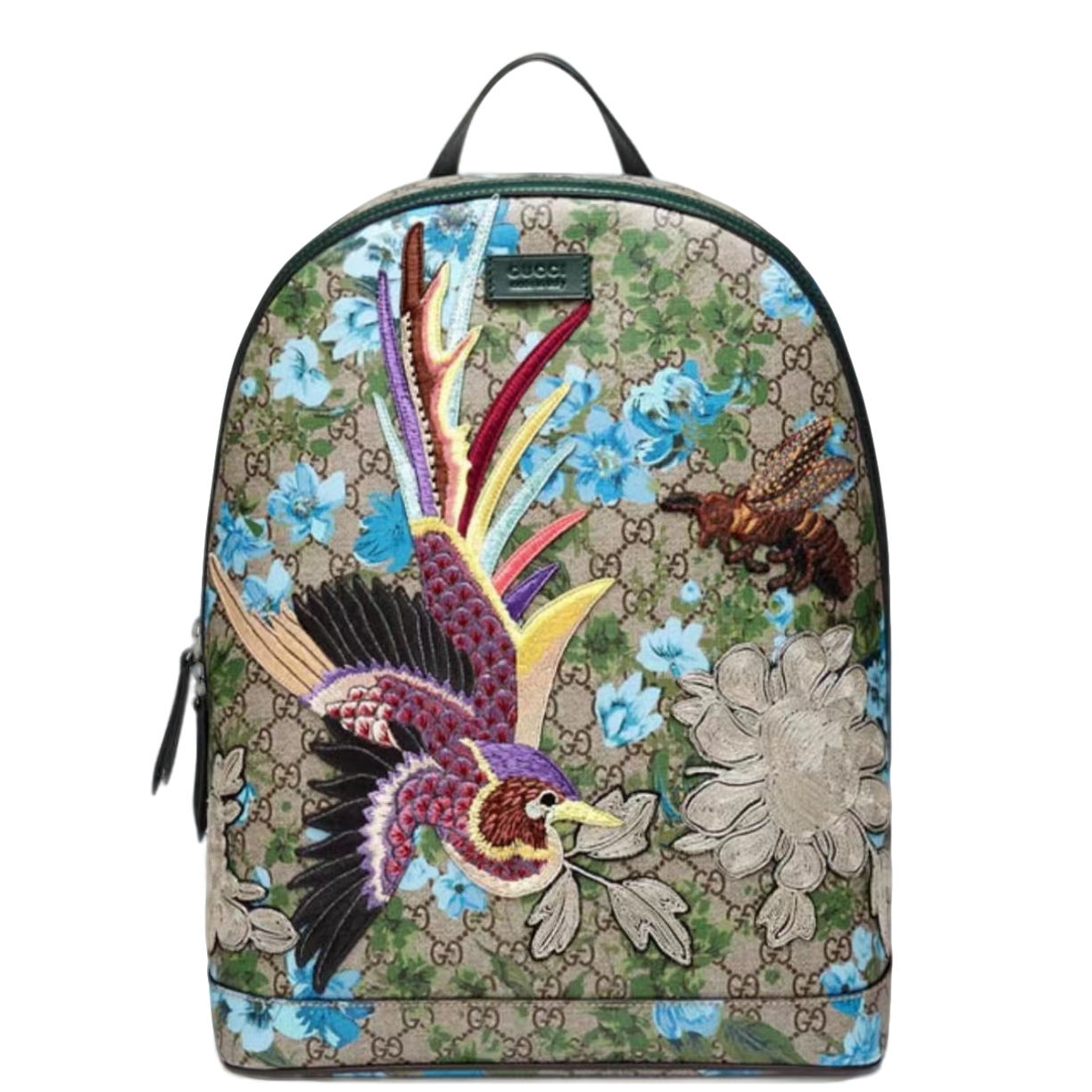 99新 GUCCI/古驰 古驰百鸟朝凤双肩包/R35/赠钥匙扣