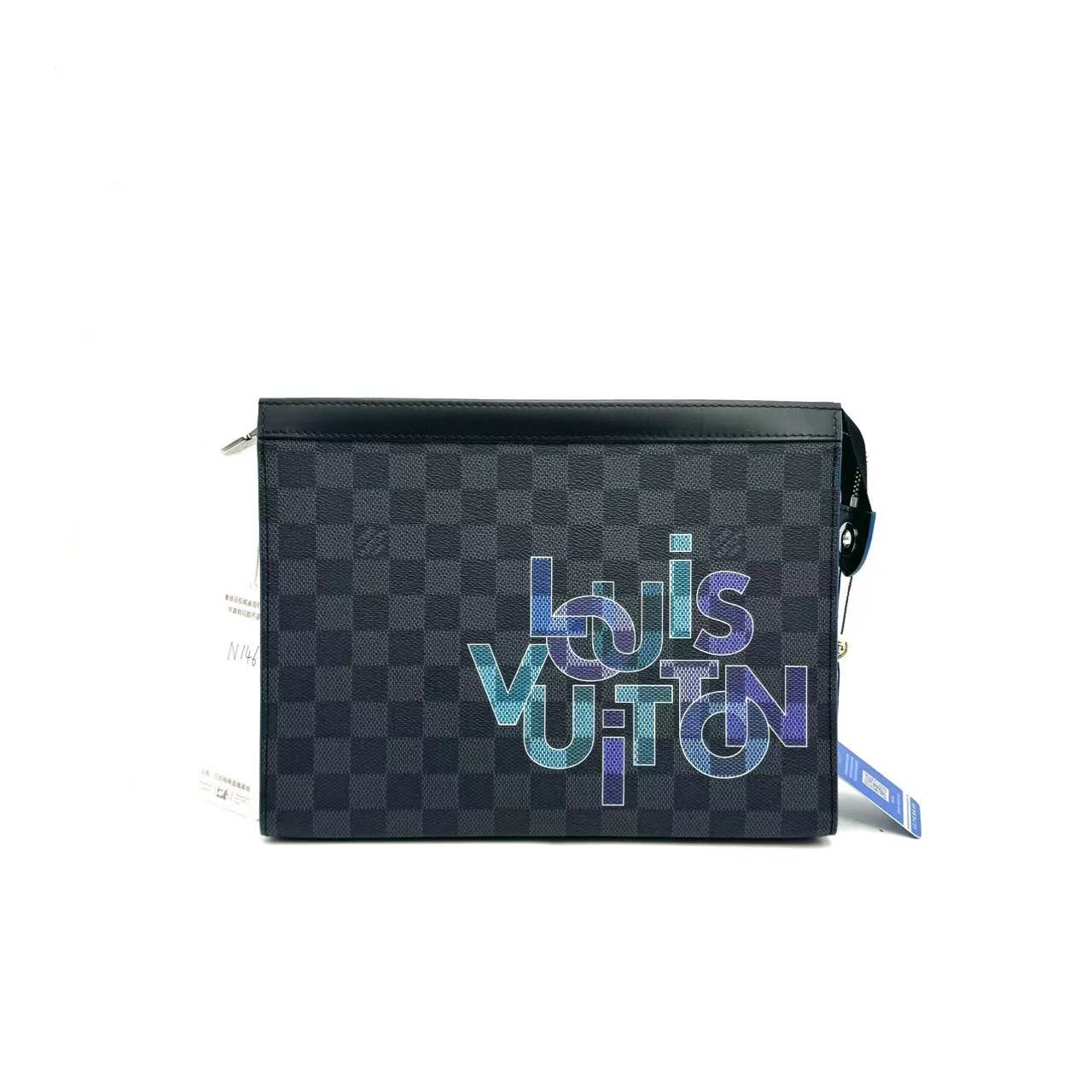 95新 LouisVuitton/路易威登 Lv印花洗漱包/N146/赠钥匙扣