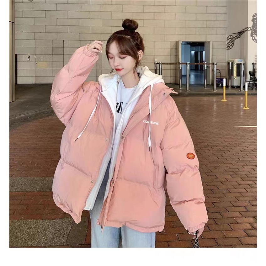 羽绒服女冬季2023新款加厚韩版宽松棉衣学生面包服棉服外套