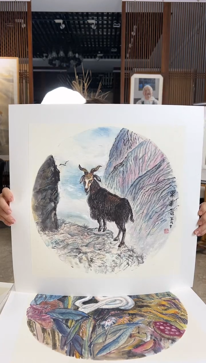 【闪购商品】绘画耿玉琨限量作品亲签盖章版画S