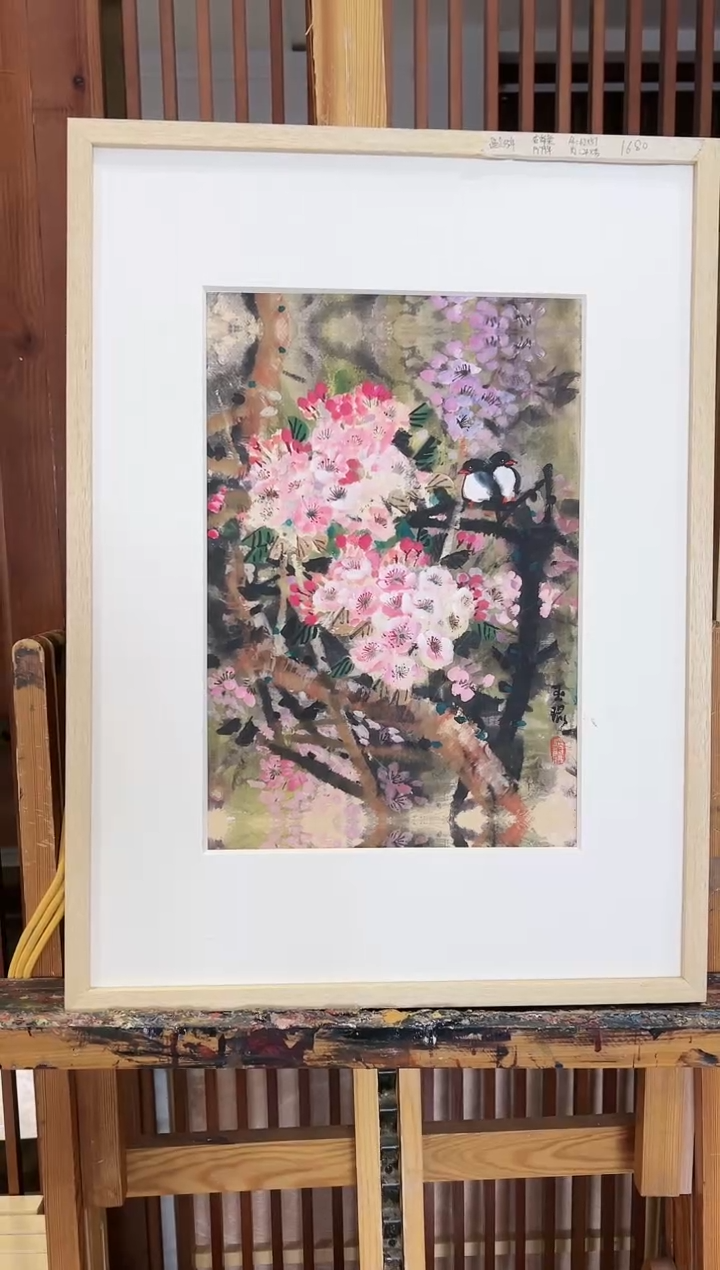 【闪购商品】绘画限量作品亲签盖章版画S