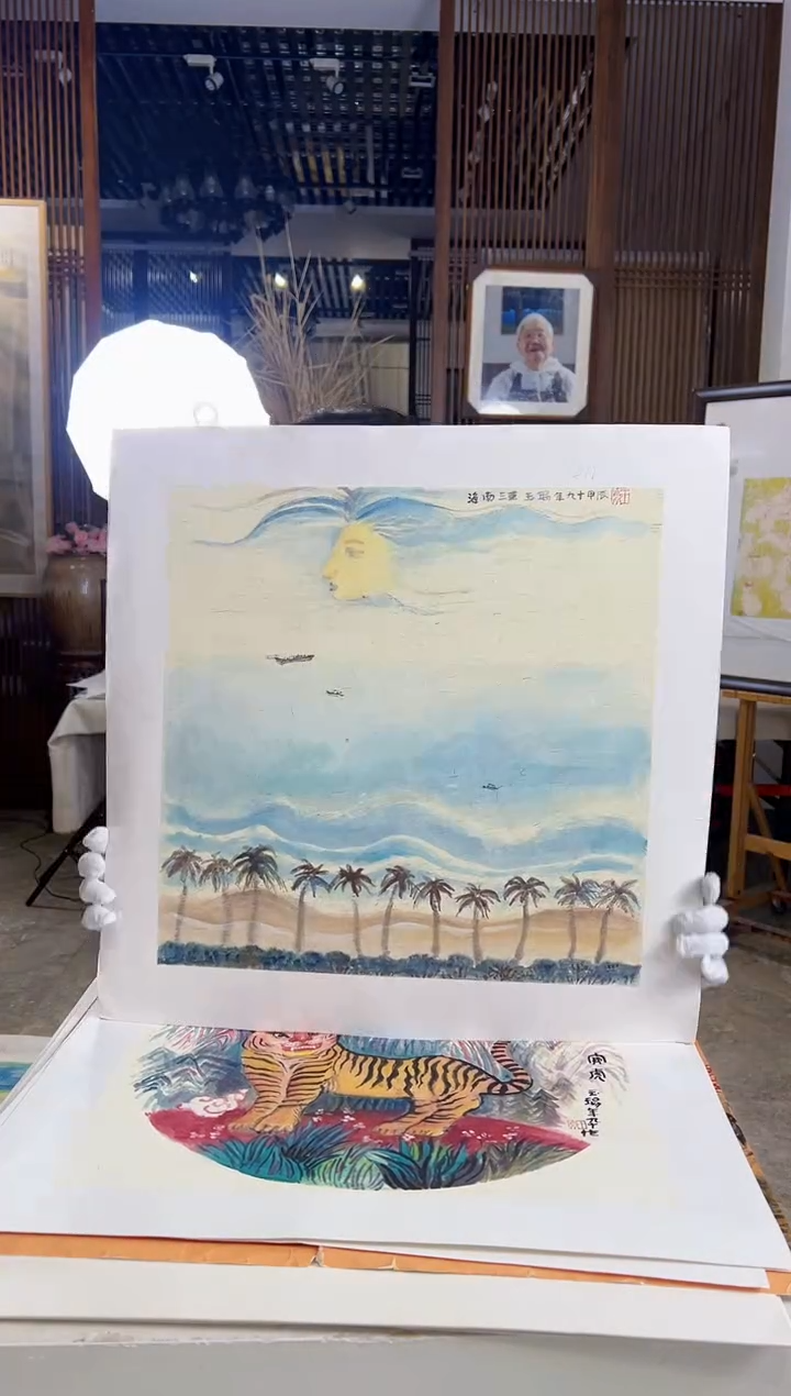【闪购商品】绘画耿玉琨限量作品亲签盖章版画S